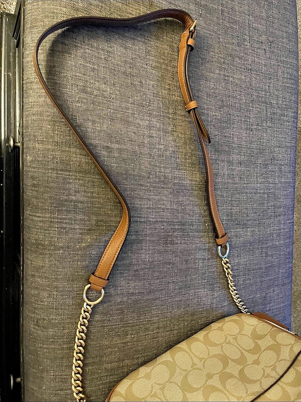 Coach Mini Jamie Camera Bag in Signature Canvas Brown & Cream - Picture 6 of 10